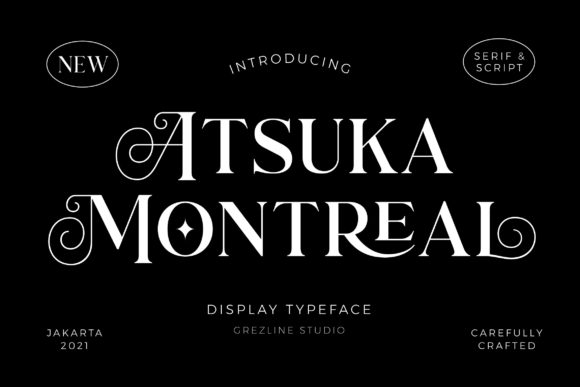 Atsuka Montreal: A Stylish Serif Typeface for Editorial Design