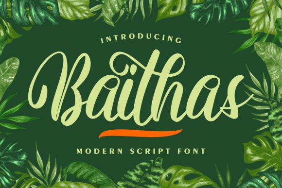 Baithas: A Handwritten Font That Elevates Web Design