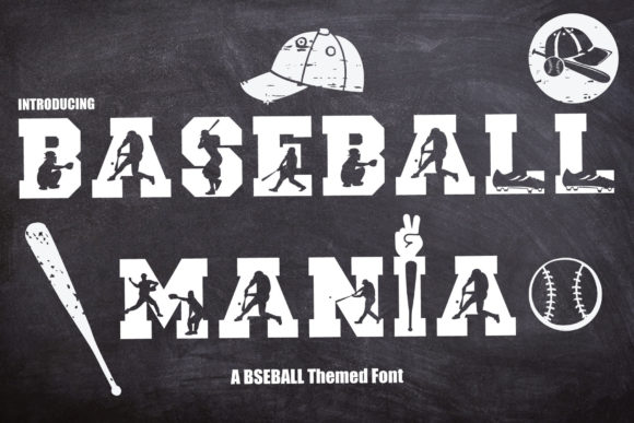 Baseball Mania Font: A Bold Addition to Your Brand Identity