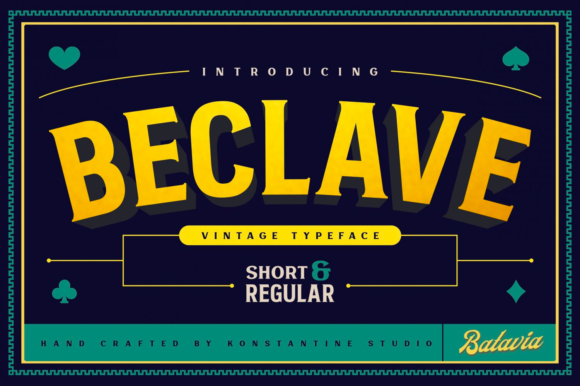 Beclave: A Serif Font That Brings Your Crafts to Life