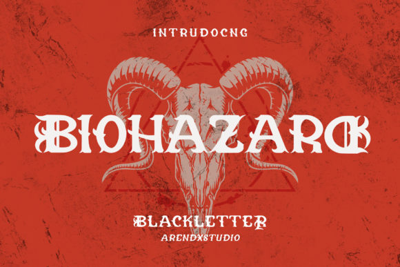 Biohazard Font Review: Gothic Edge for Bold Projects