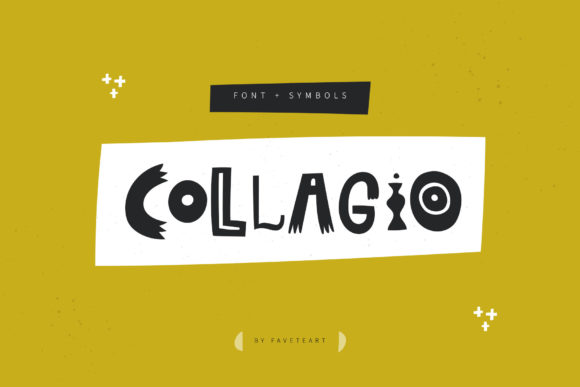 Collagio Font: A Playful Typeface for Editorial Design