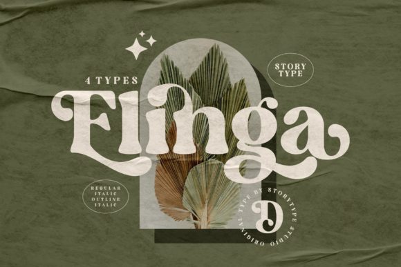 Elinga Font: A Bold Serif Typeface for Digital Design