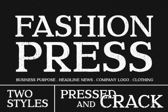 Fashion Pressed: A Bold Typeface for Impactful Campaigns