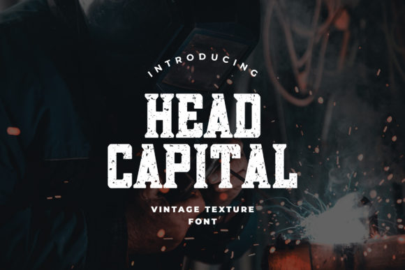 Head Capital: A Bold Slab Serif Font for Editorial Design