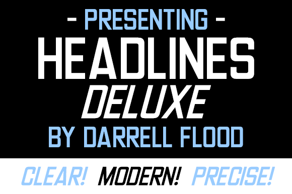Headlines Deluxe: A Bold, Simple Typeface for Modern Designers