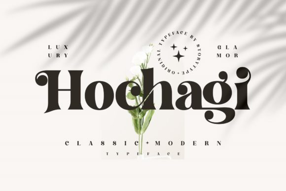 Hochagi Font: A Stylish Typeface for Small Business Branding