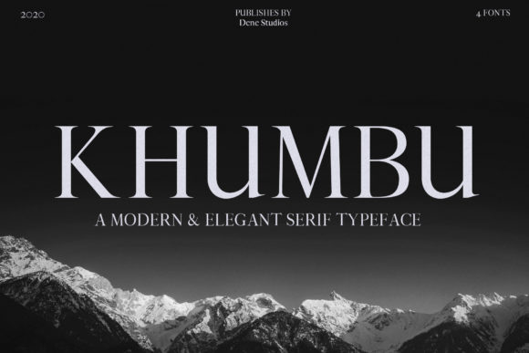 Khumbu Font: A Bold Choice for Editorial Design