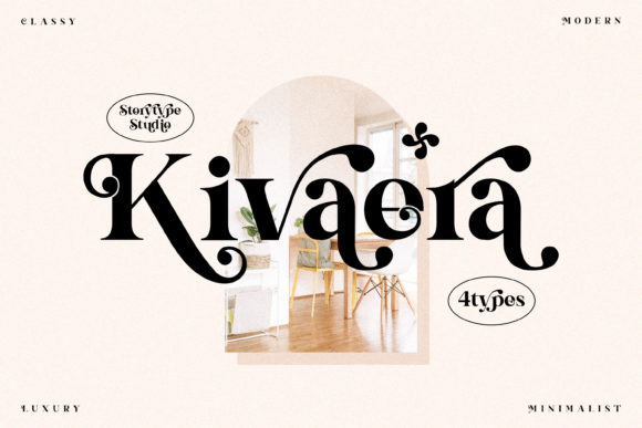 Kivaera: A Serif Typeface That Elevates Your Brand’s Visual Identity