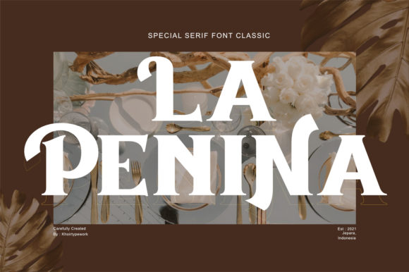 La Penina Font Review: A Bold Serif for Editorial Design