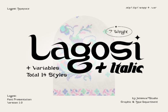 Lagosi Font: A Slab Serif with Cultural Soul for Creative Branding
