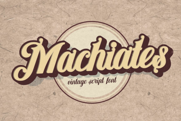 Machiates: A Bold Handwritten Typeface for Digital Design