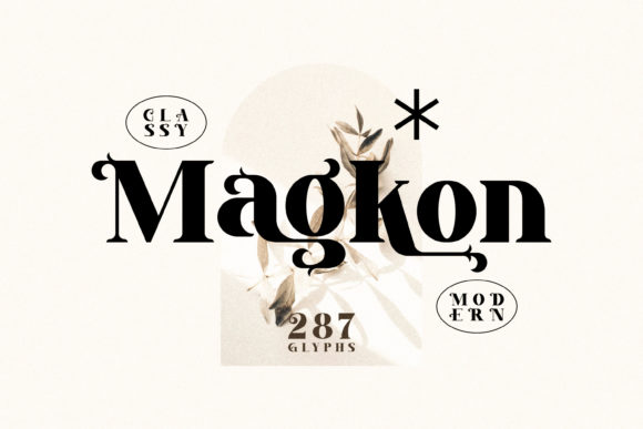 Magkon: A Bold Serif Typeface for Campaign Designers
