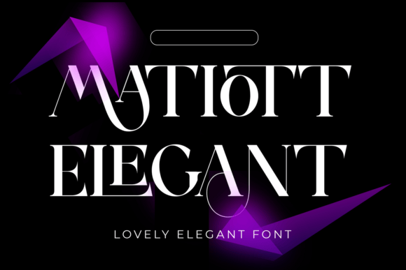 Matiott Elegant Font: A Bold Choice for Building Brand Identity
