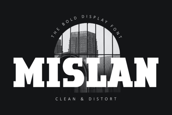 Mislan: A Bold Serif Typeface for Editorial Design