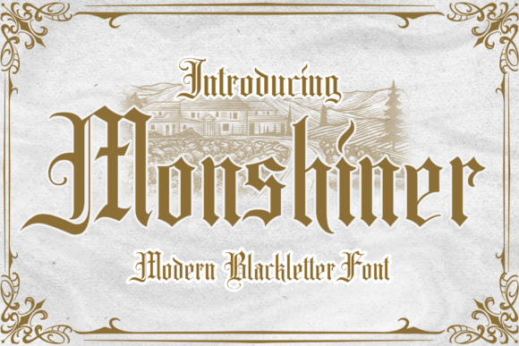 Monshiner Font: A Bold Typeface for Strong Branding