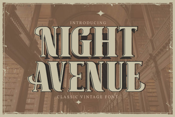 Night Avenue: A Bold Typeface for Impactful Campaigns
