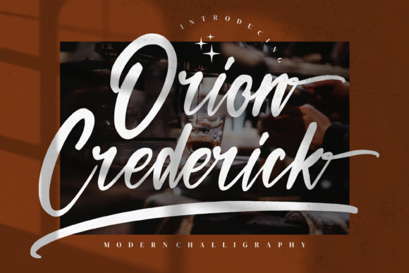 Orion Crederick: A Bold Handwritten Typeface for Editorial Design
