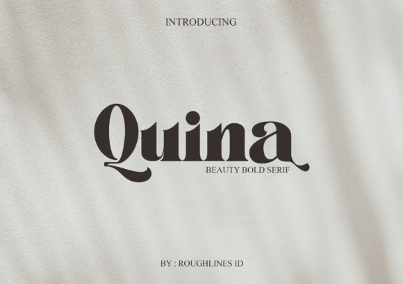 Quina: A Bold Serif Font for Editorial Design