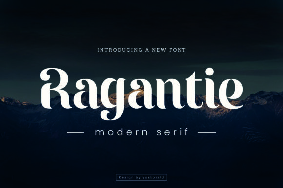 Ragantie: A Bold Serif Font for Powerful Marketing Communication