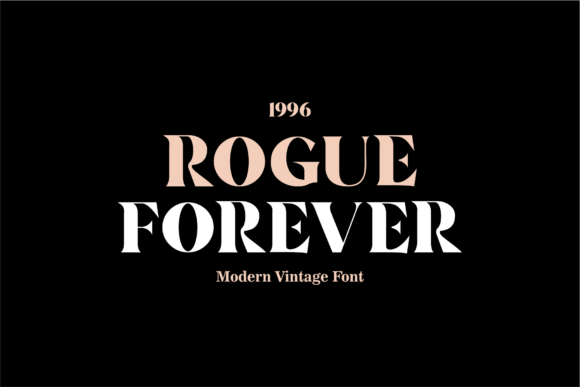 Rogue Forever Font: A Bold Serif for Digital Branding