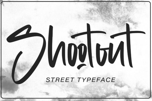 Shootout Font: A Bold Handwritten Typeface for Branding Projects