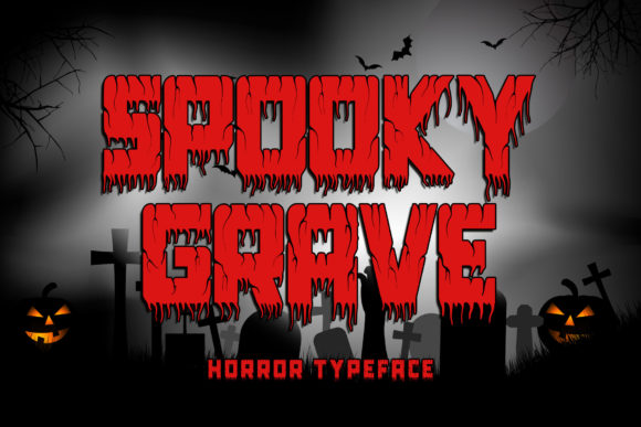 Spooky Grave: A Bold Decorative Typeface for Haunting Branding